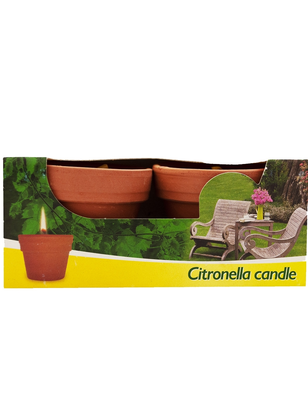 Candela CITRONELLA de exterior  2 X 40 gr  