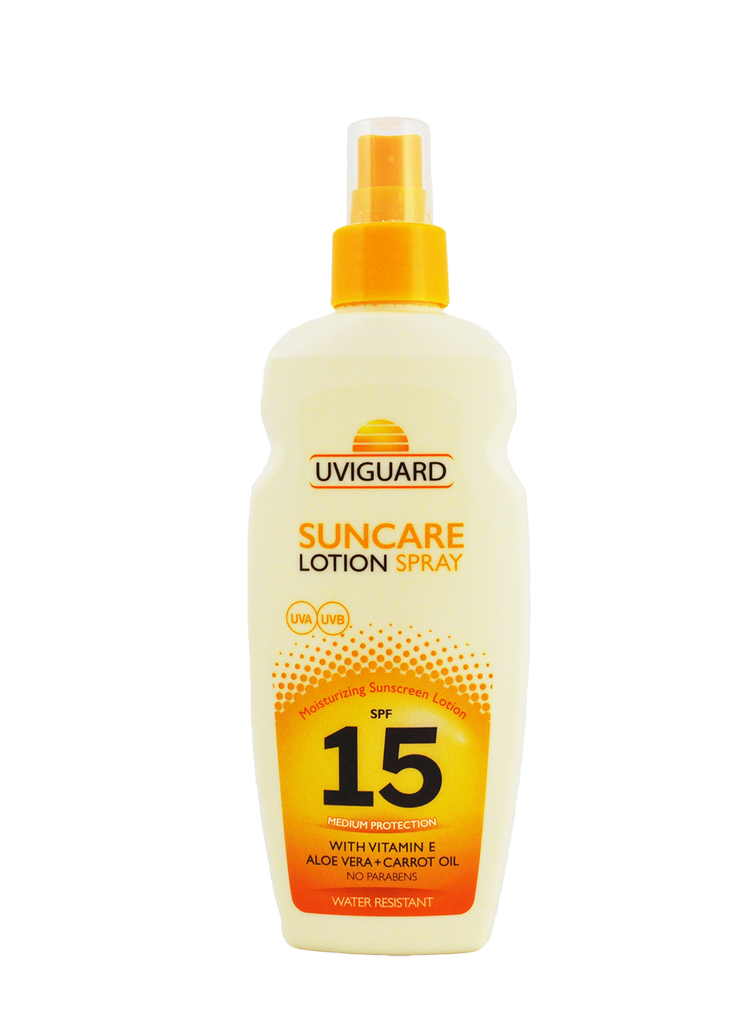 Lotiune spray protectie solara Uviguard SPF15
