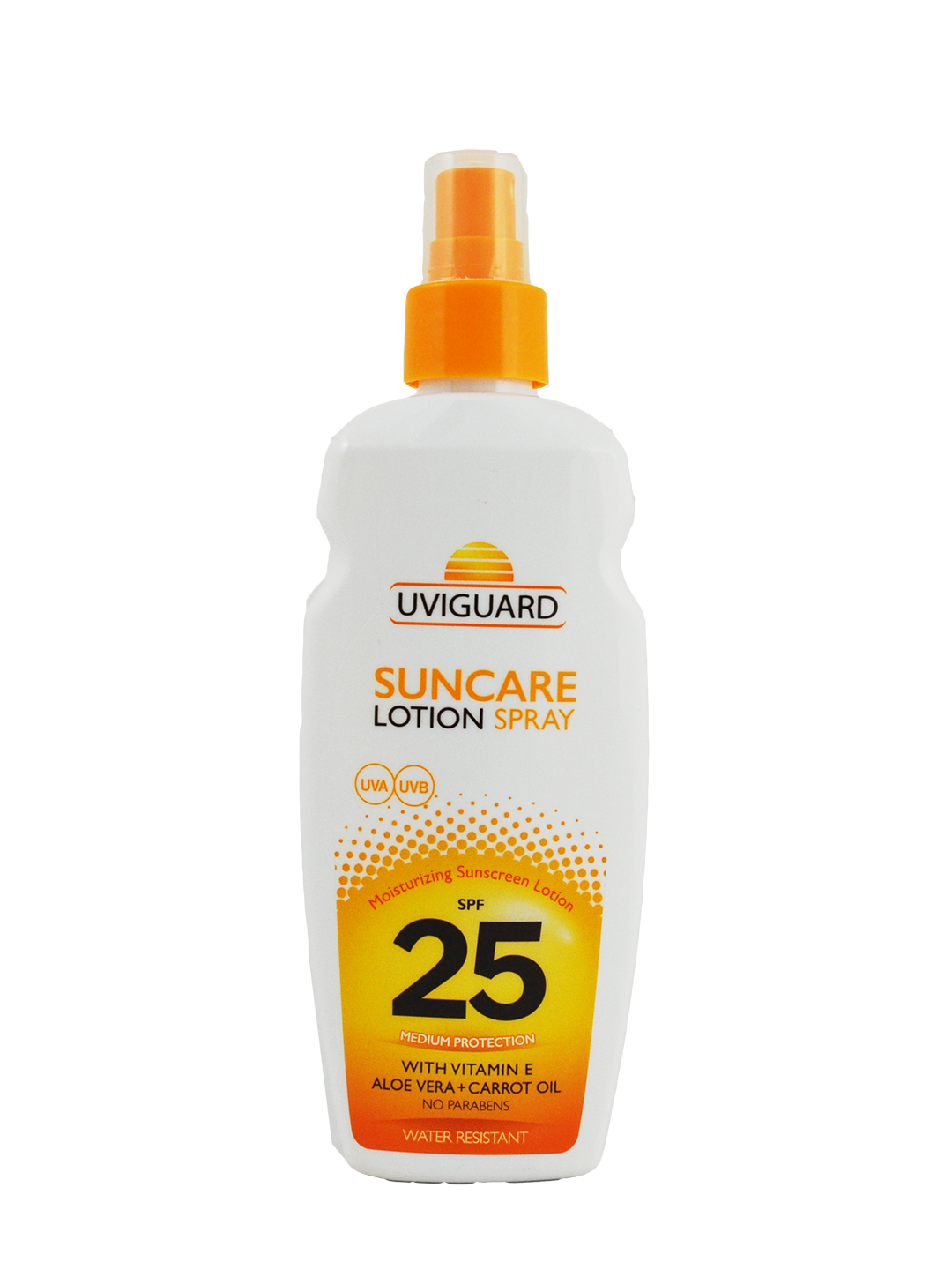 Lotiune spray protectie solara Uviguard SPF25, 200 ml