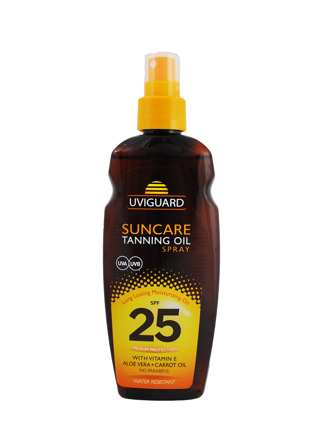 Ulei de plaja pentru bronzat cu protectie solara SPF25, 200ml