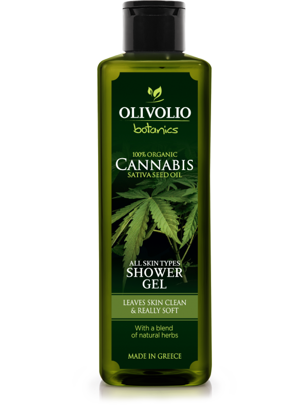 Gel de dus natural cu ulei de canabis 250 ml