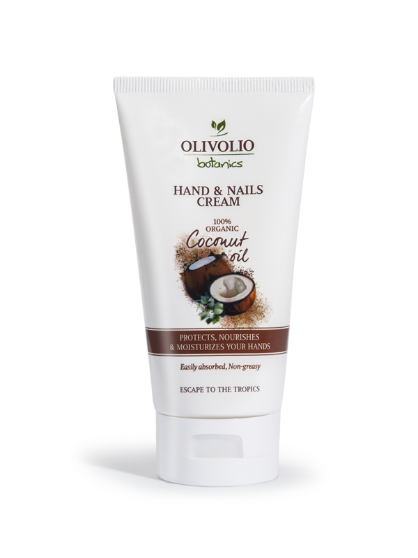 Crema de maini si unghii cu ulei de cocos 150 ml