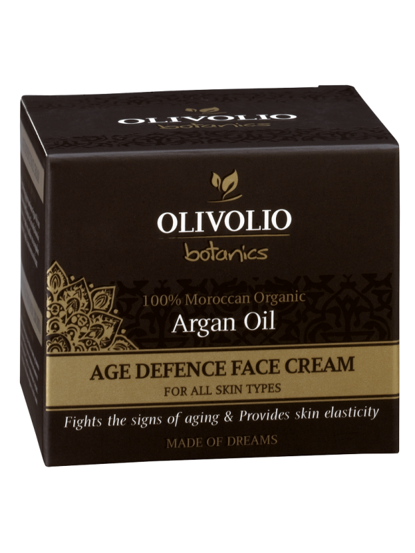 Olivolio Argan face cream age defence box