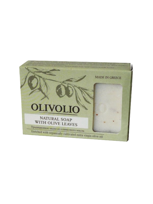 Olivolio Soap with Olive Leaves