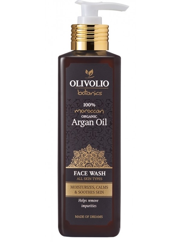 Gel curatare fata cu ulei de argan 250 ml